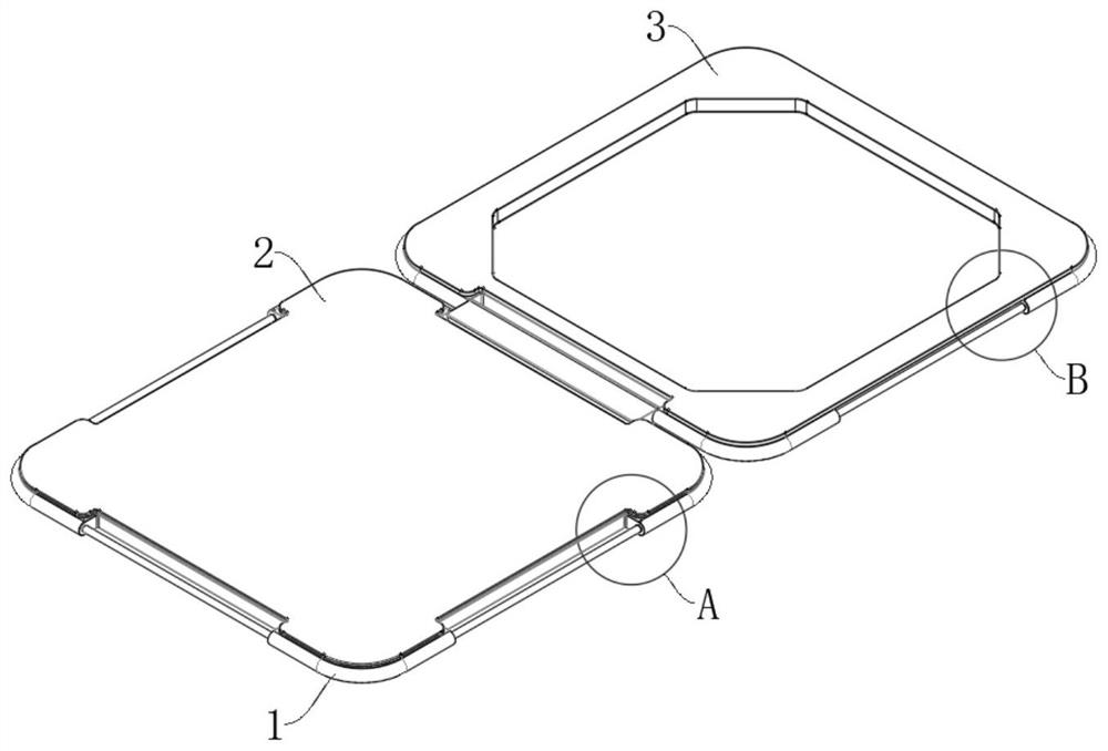 Folding placemat suitable for office staff