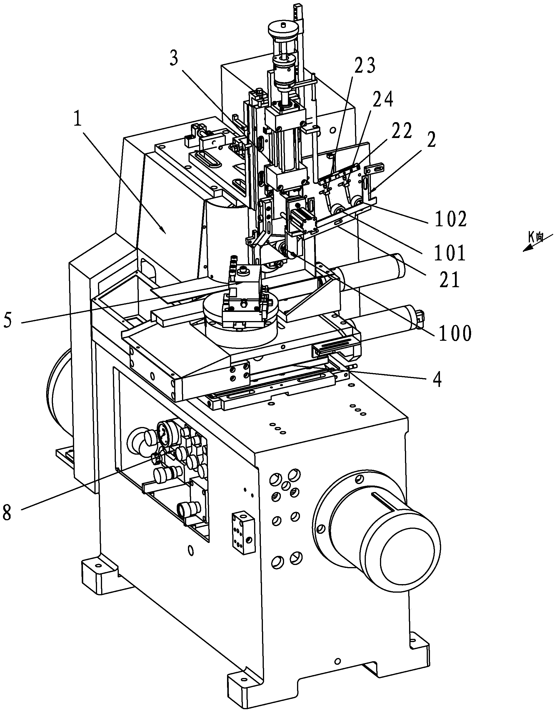 A spherical automatic machine tool