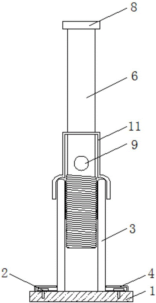 Stand column for building