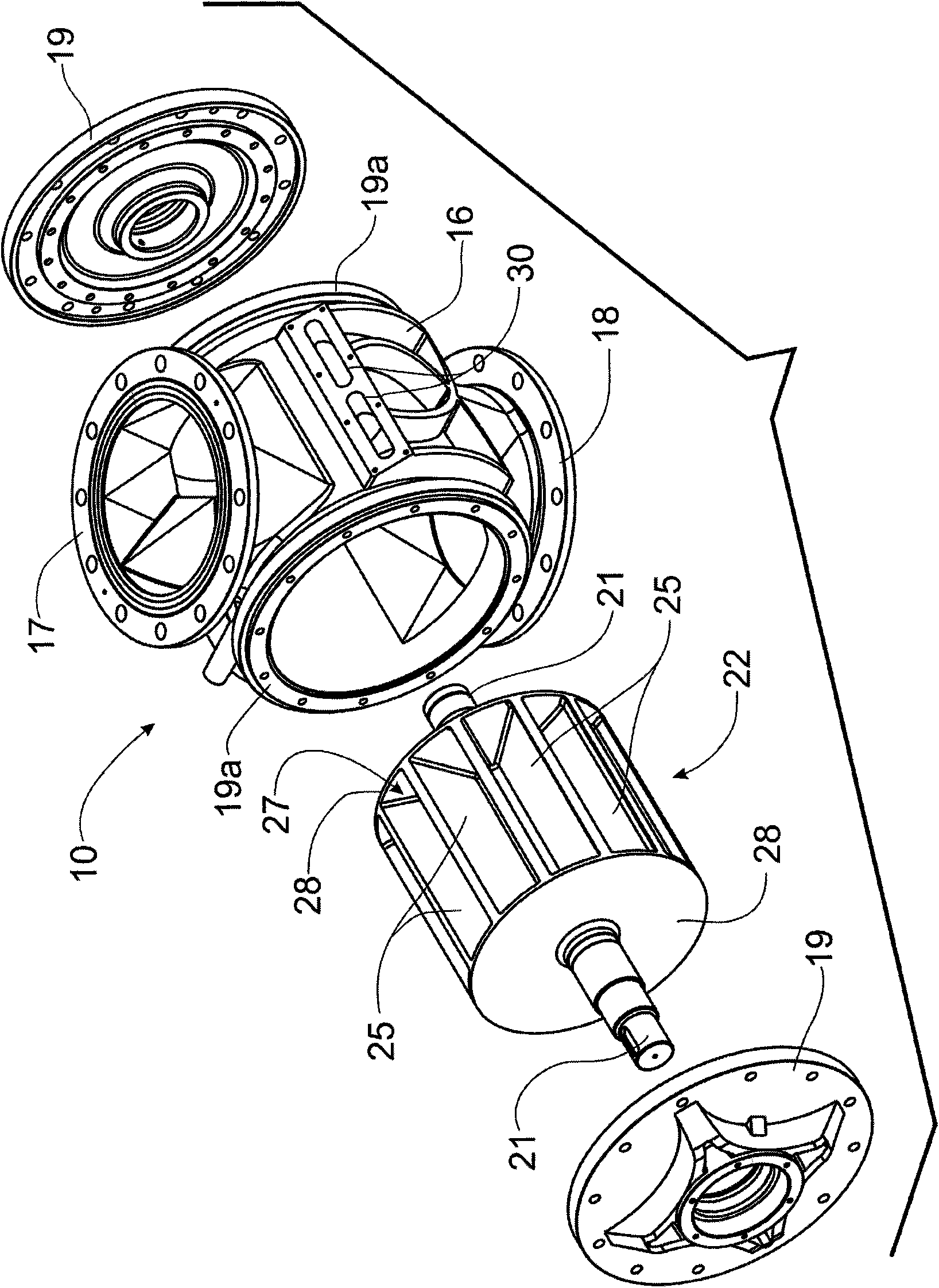 Rotor configuration for a rotary valve