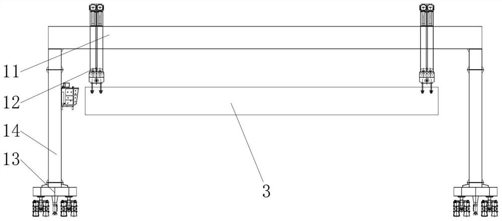 Method for erecting bridge body