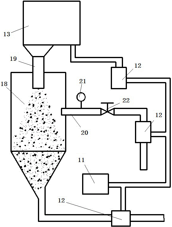 Standard particle generating device