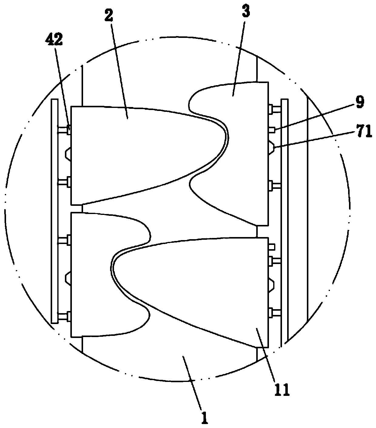 High-rise building emergency escape device