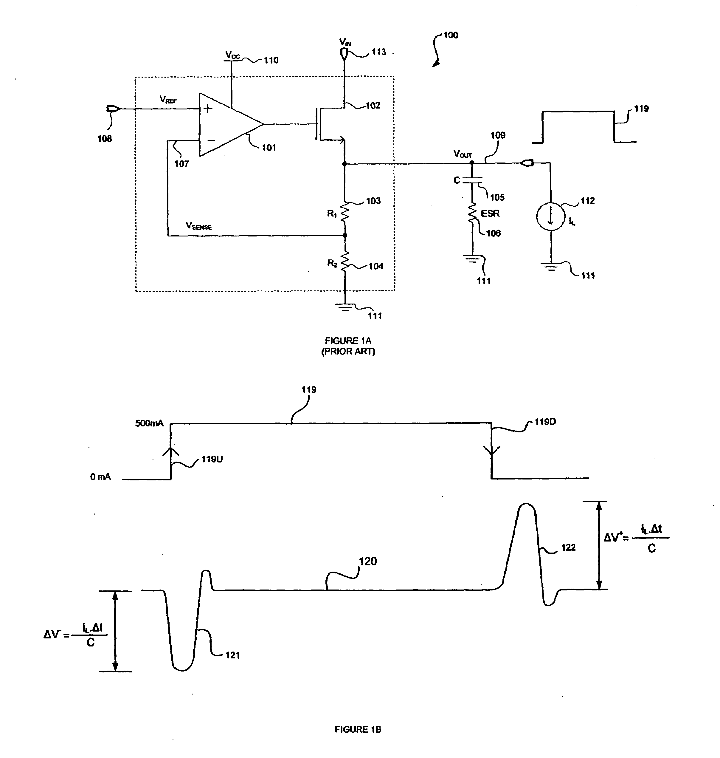 Method and apparatus for overshoot and undershoot errors correction in analog low dropout regulators