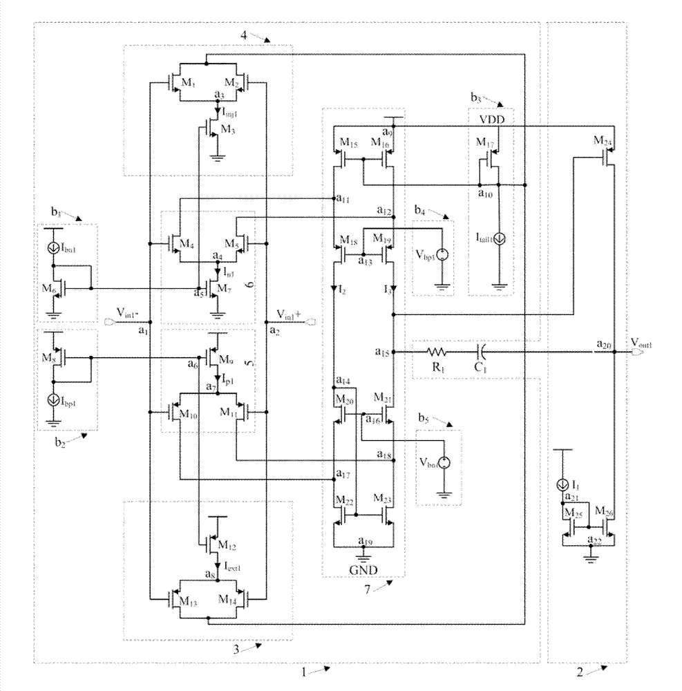 Rail-to-rail operational amplifier