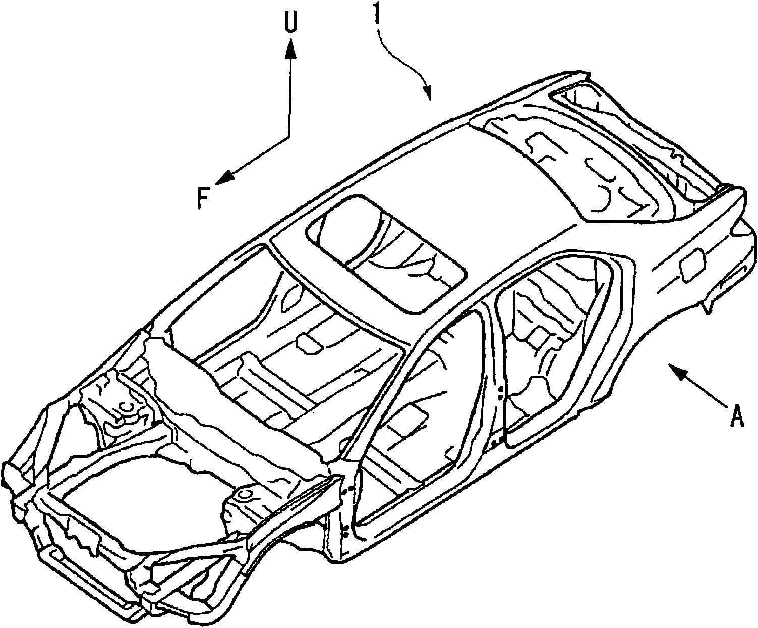 Rear part structure of vehicle body