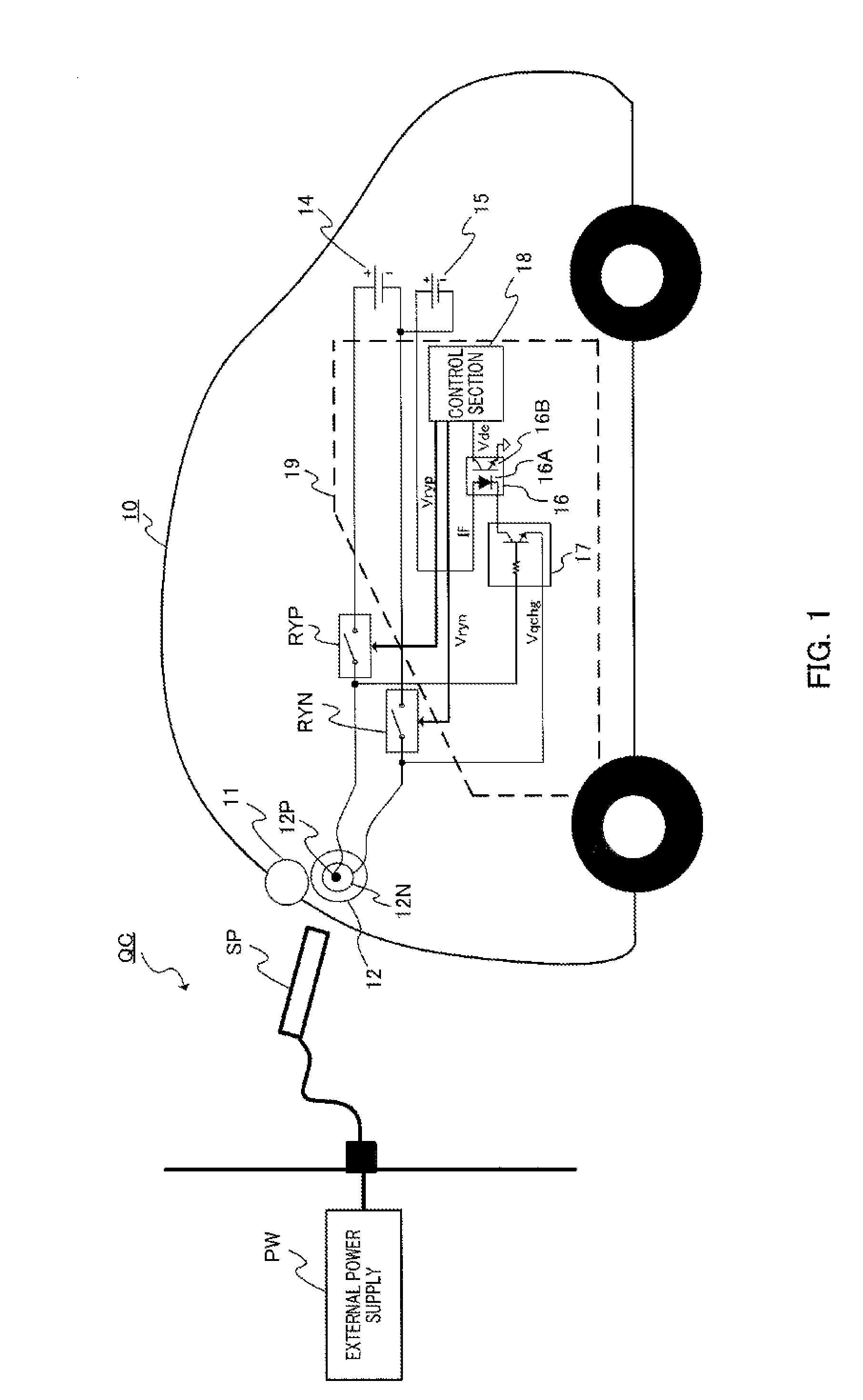 Relay-welding detection circuit and power supplying system