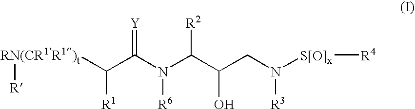 Α- and β-amino acid hydroxyethylamino sulfonamides useful as retroviral protease inhibitors