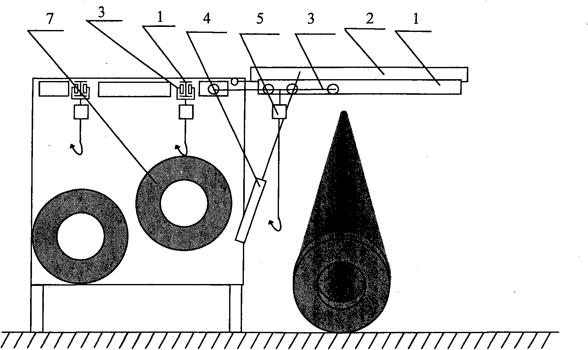 Loading-unloading machine