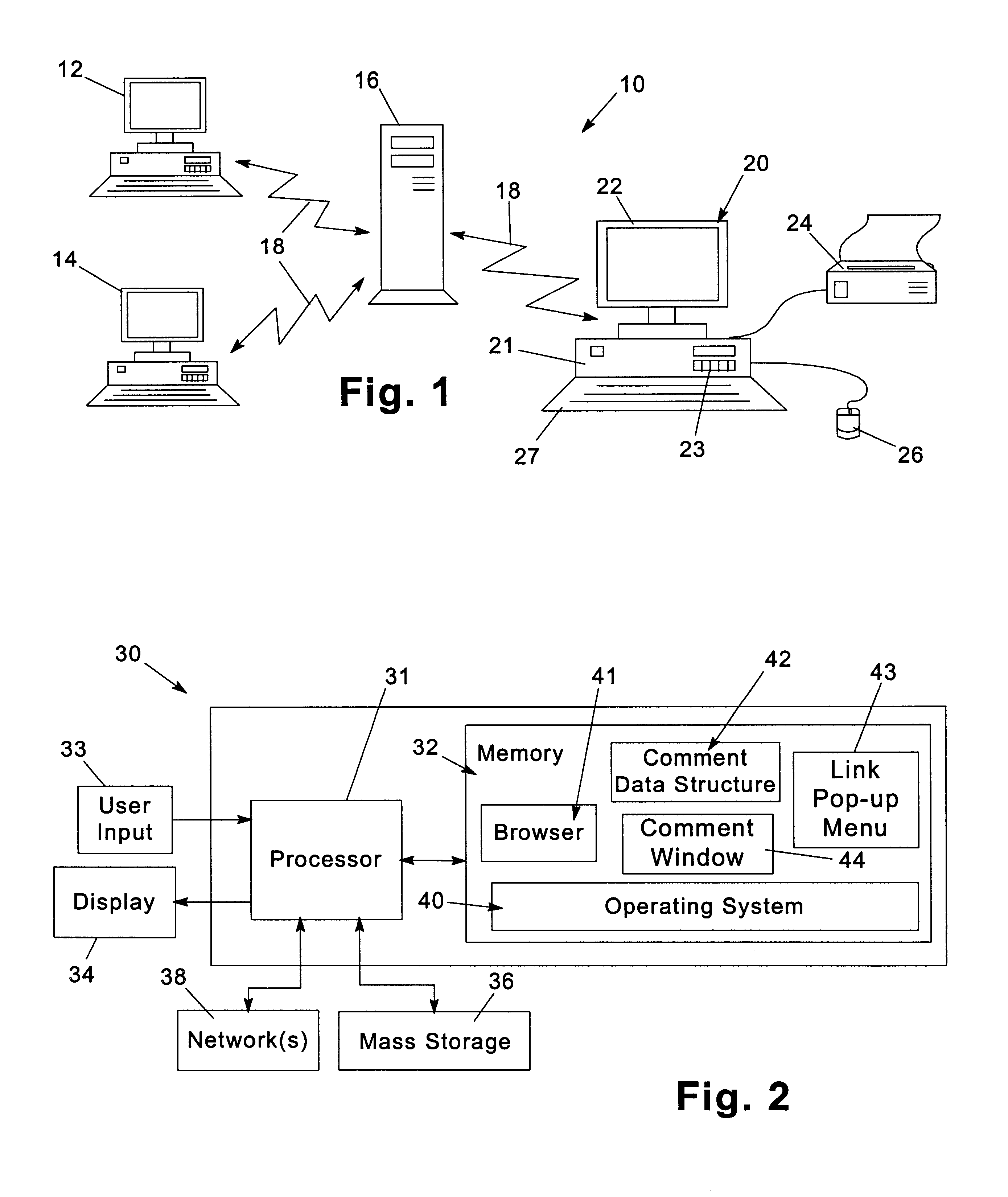 Apparatus, program product and method of annotating a hypertext document with comments