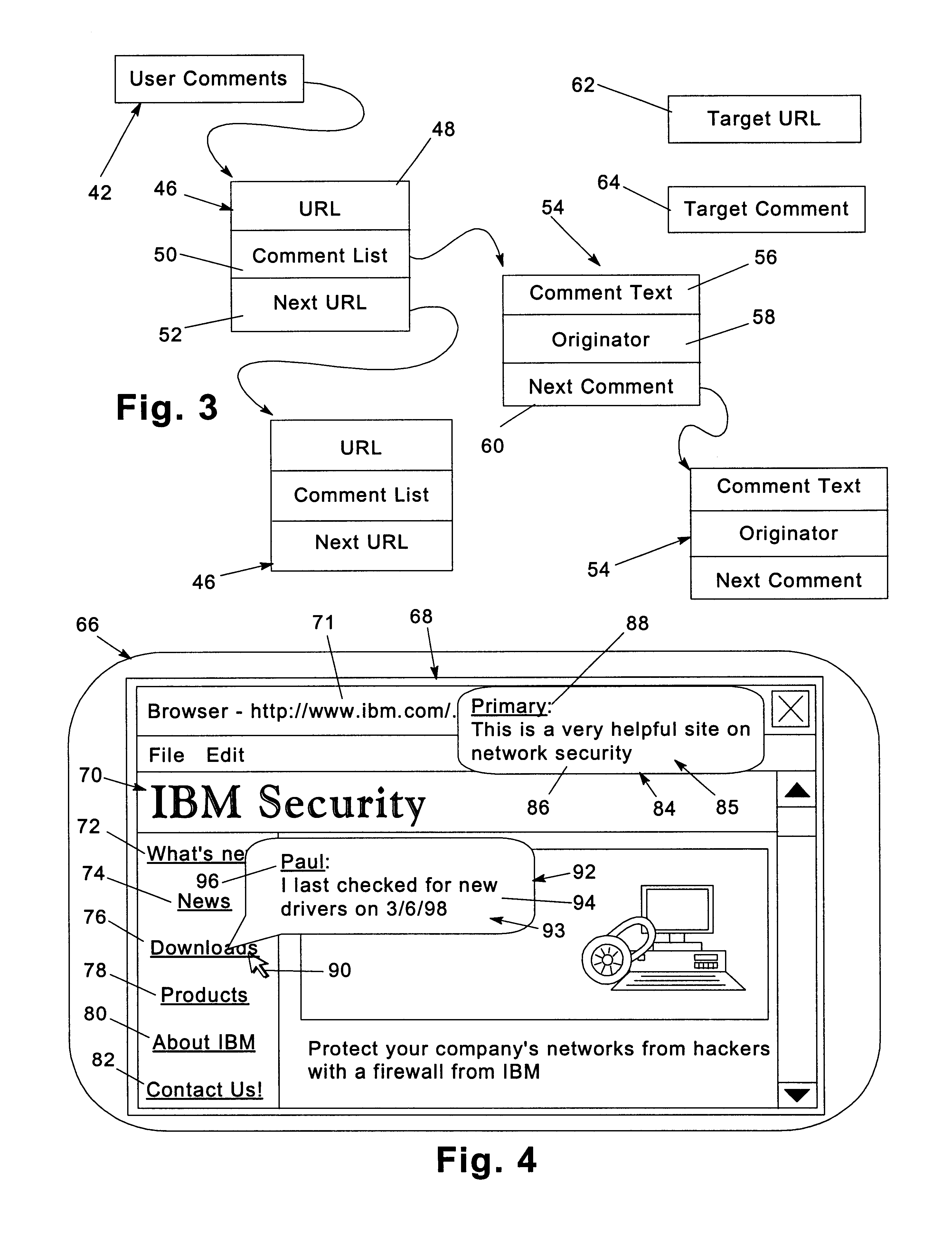 Apparatus, program product and method of annotating a hypertext document with comments