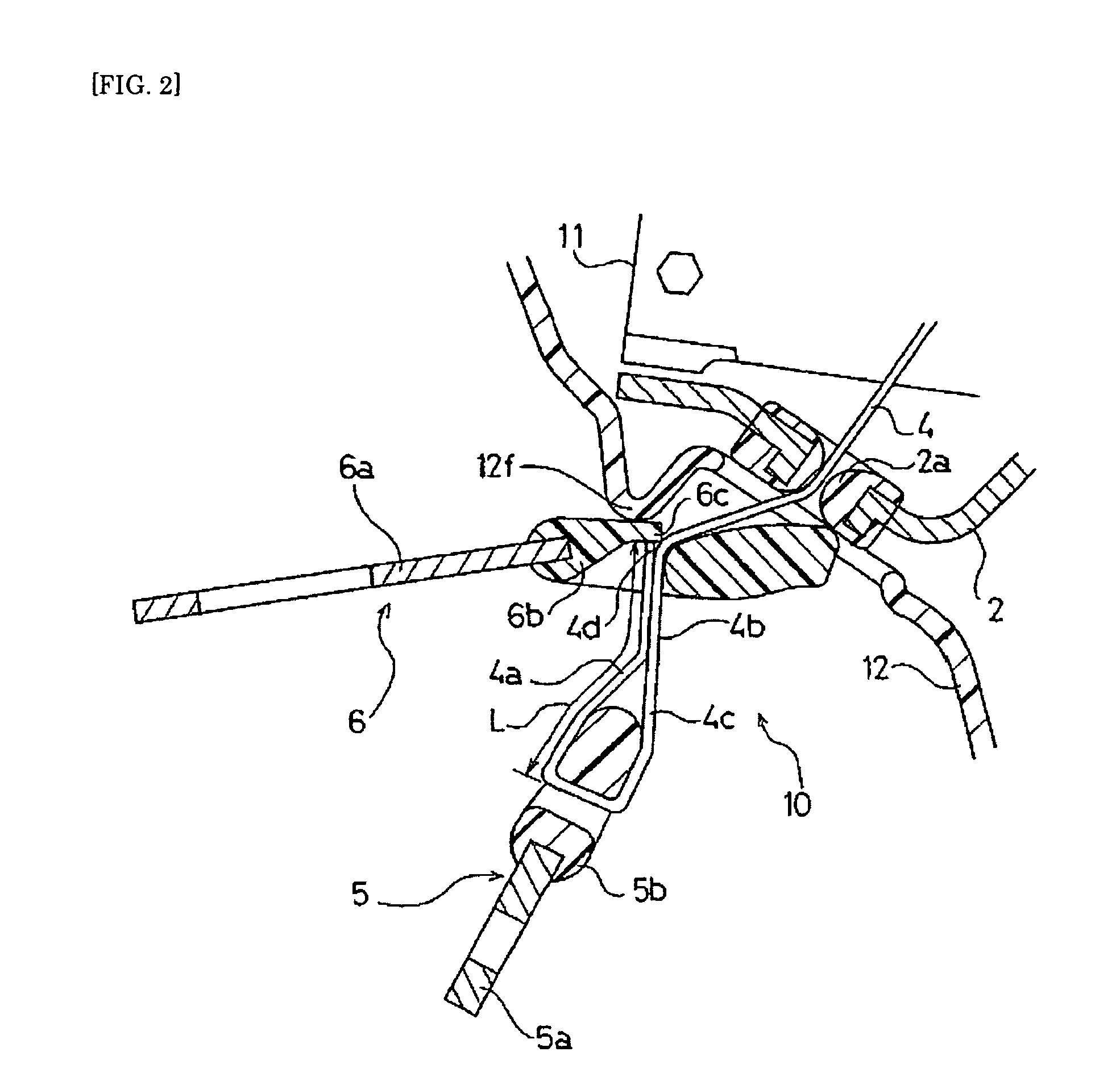 Tongue storage device and seat belt apparatus having the same