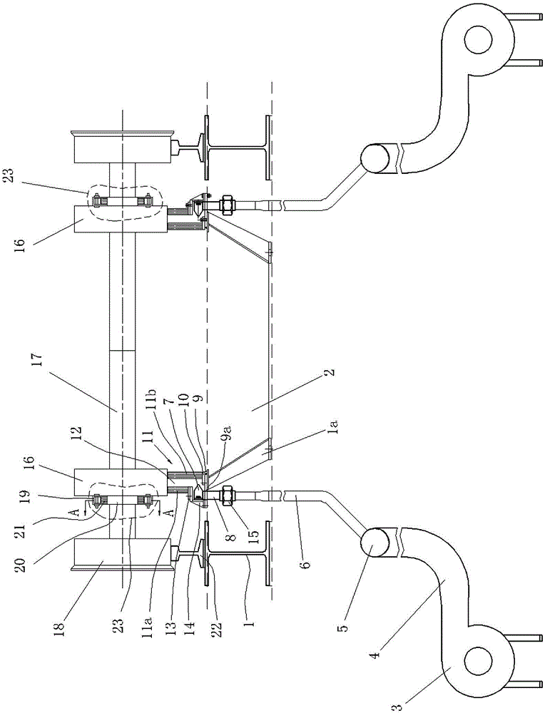 A sealing device for a ring cooler