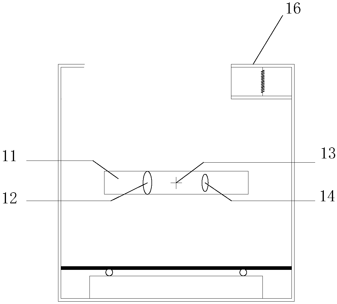 Dynamic response testing device and testing method for simulating lateral impact load subjected to by side slope of meizoseismal region