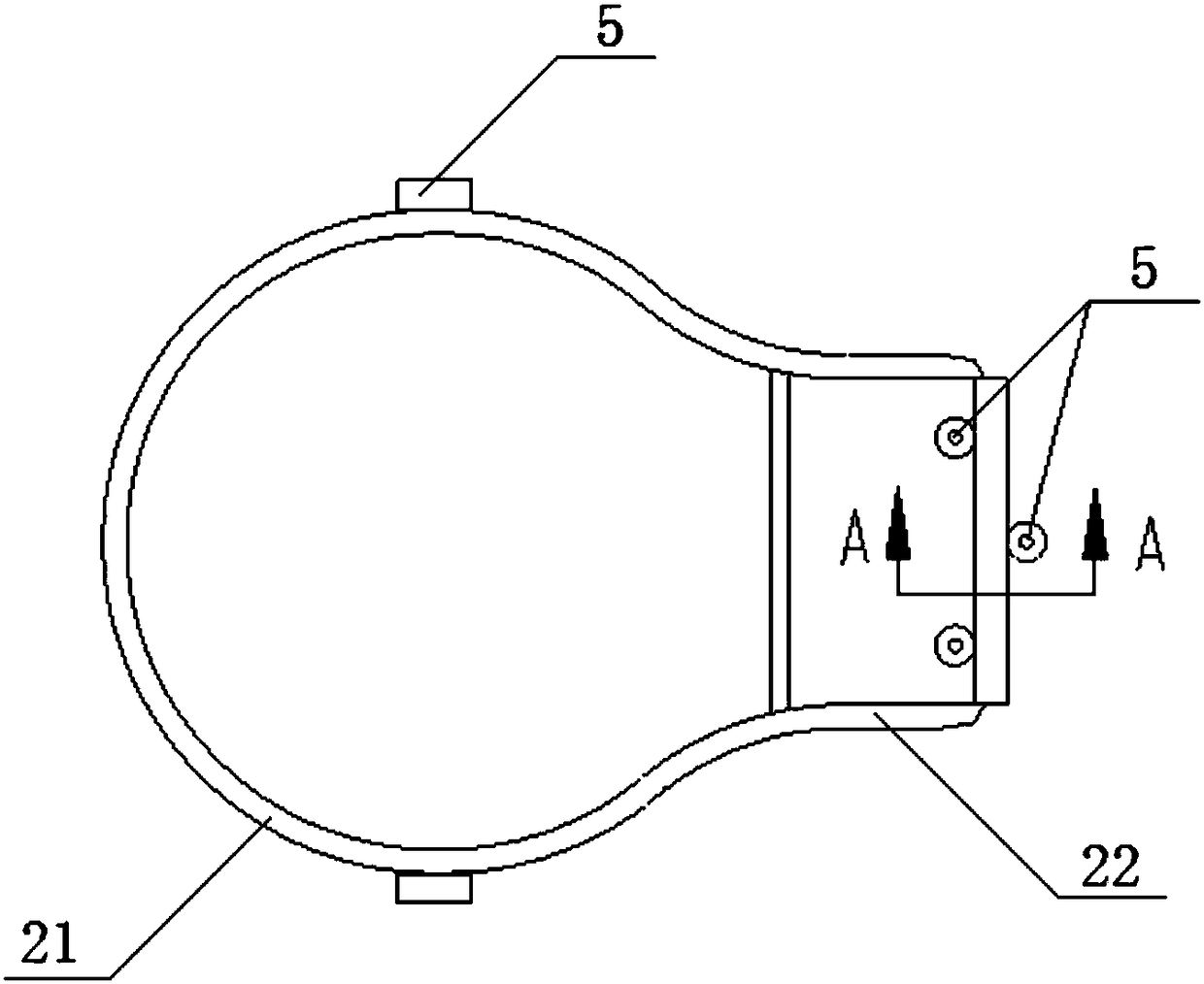 Automatic assembling and locating method of railway vehicle side frame spring case