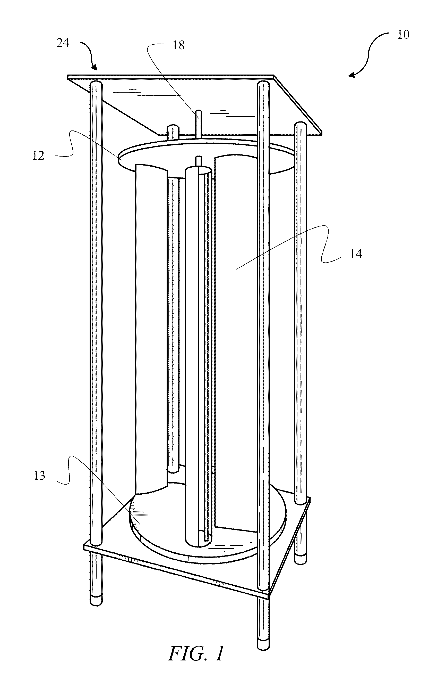 Vertical axis wind turbine with cambered airfoil blades