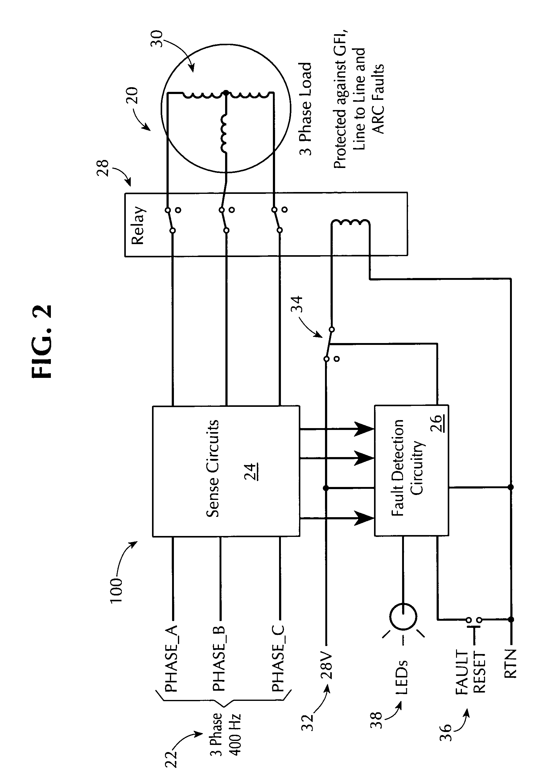 Systems and methods for fault-based power signal interruption