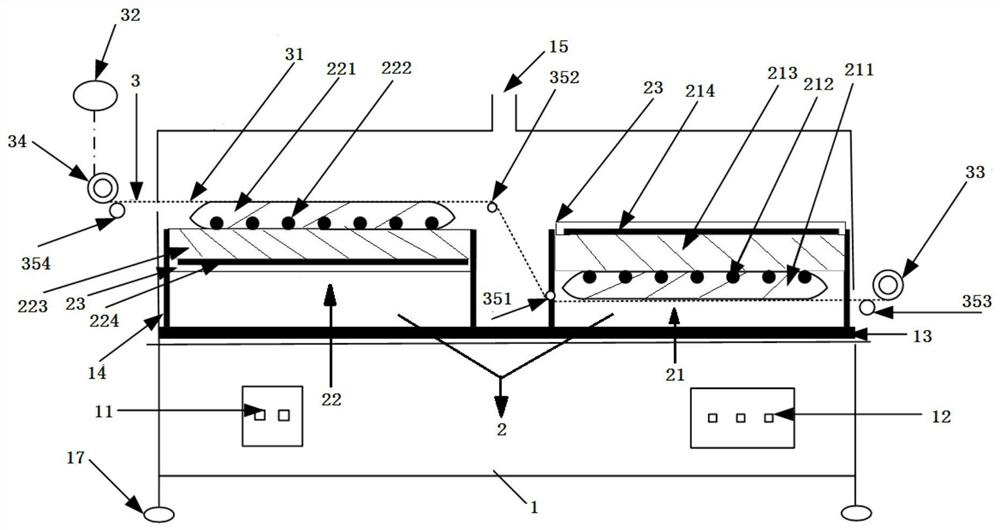 A double-sided plasma processing system for capacitor film materials