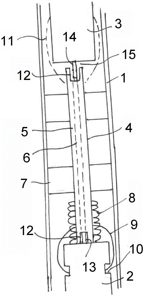 Injector and contact element for the same