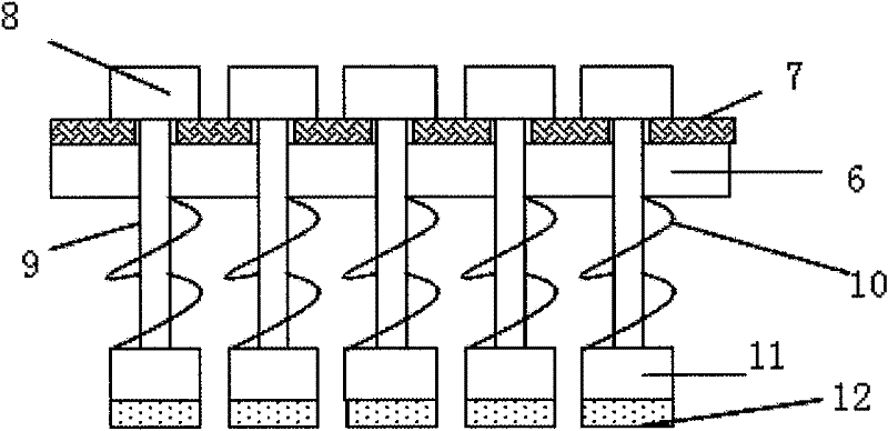 Person-concerned dot matrix type adaptive pulse condition detection device