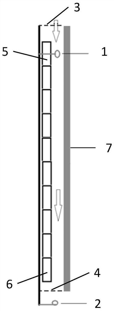 One-in-one-out roadside parking management charging system and charging method