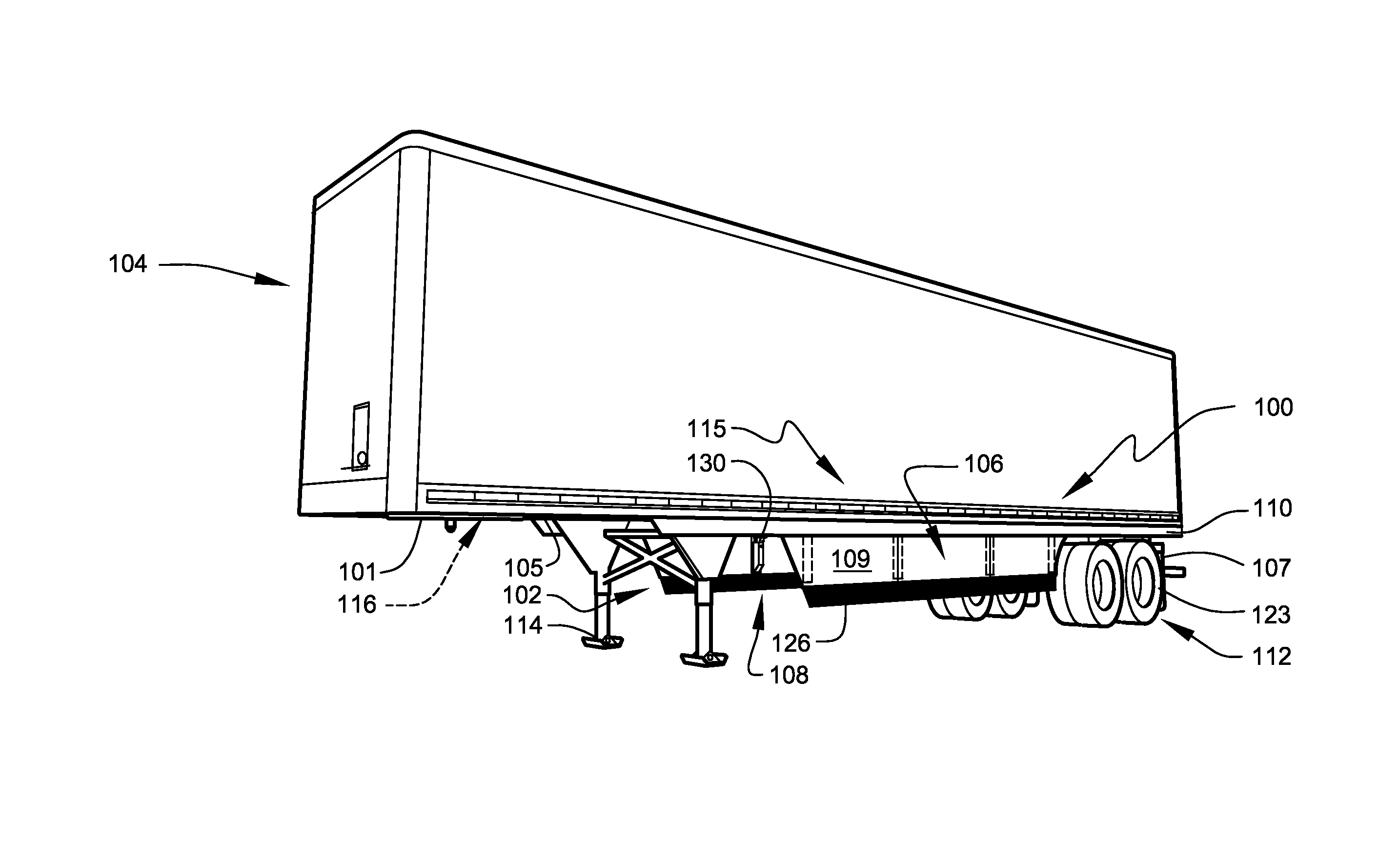 Aerodynamic trucking systems