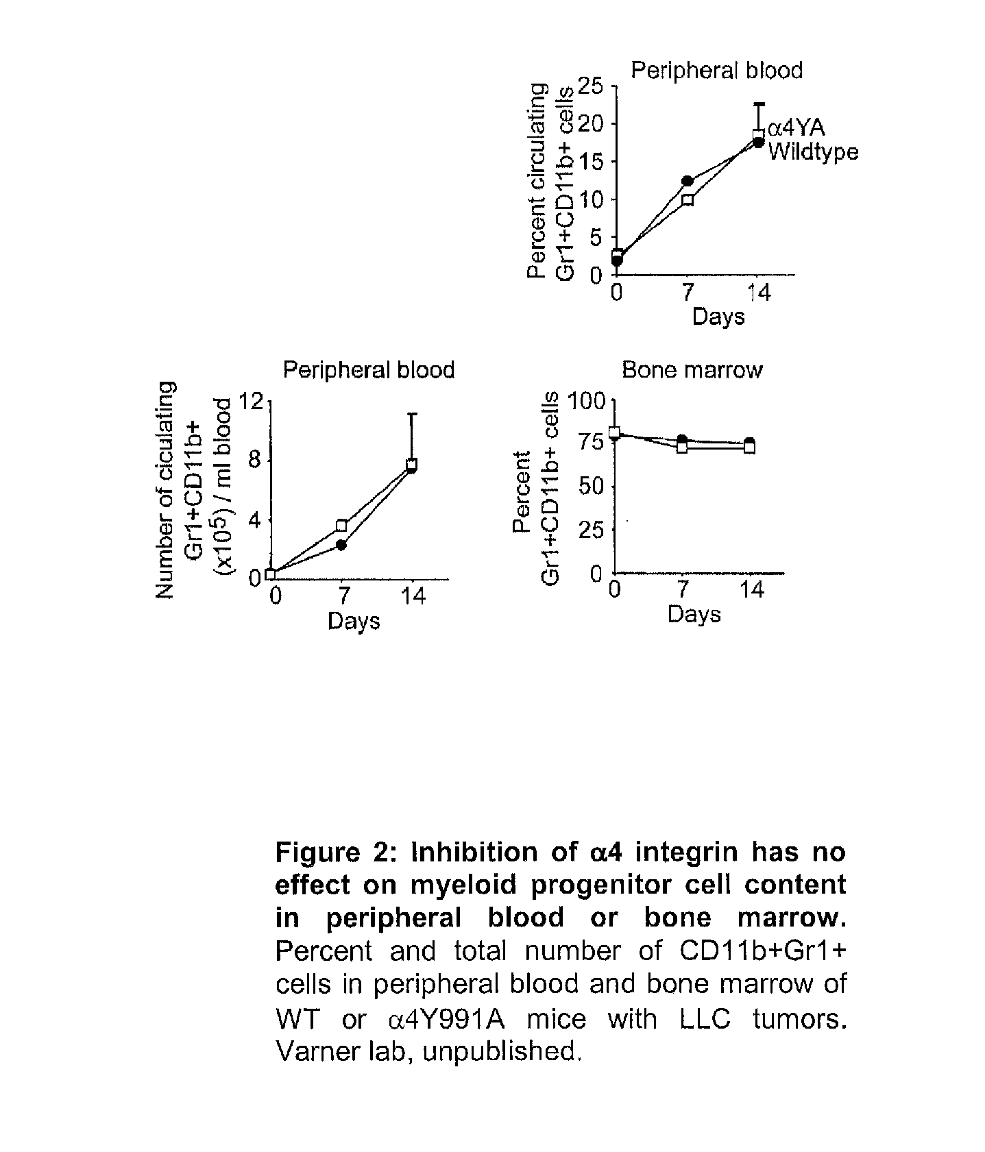 Method for altering hematopoietic progenitor cell adhesion, differentiation, and migration