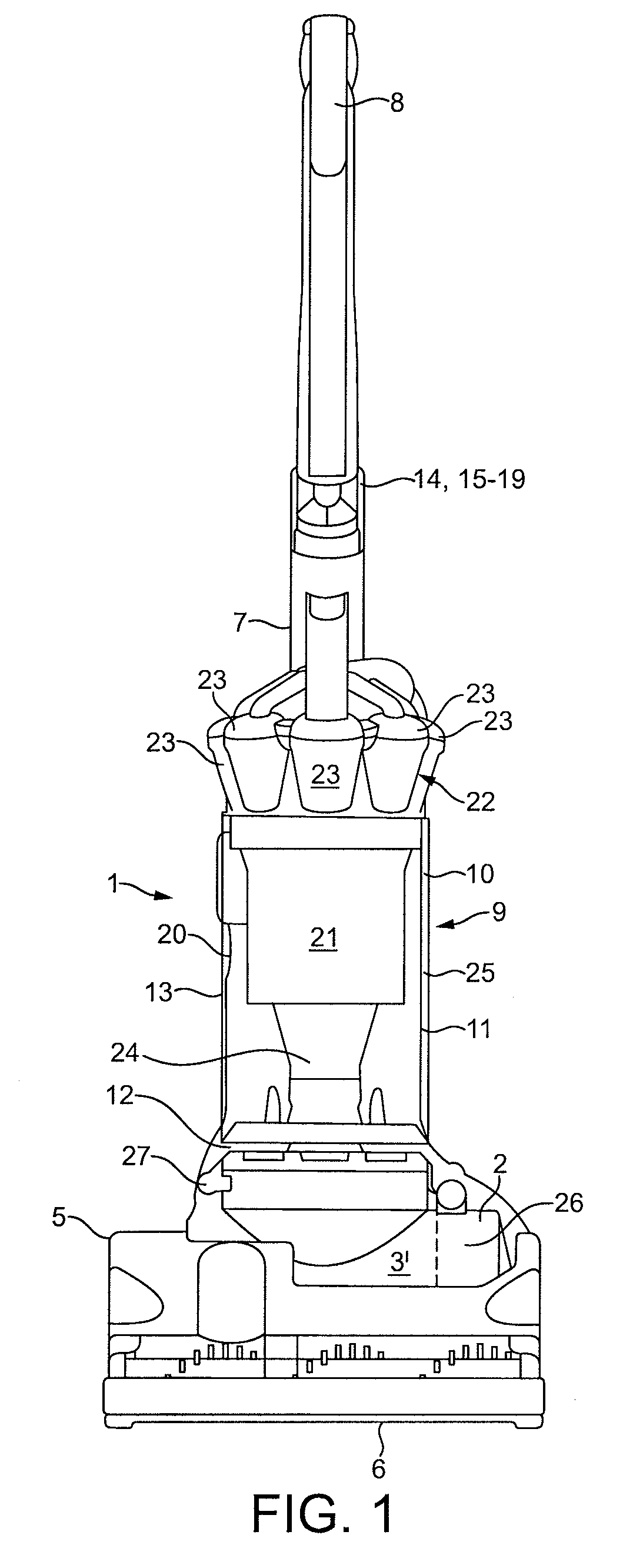 Surface treating head assembly