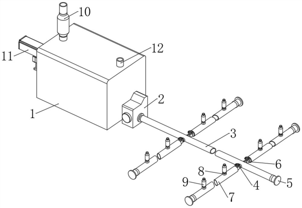 Drip irrigation equipment for vegetable greenhouse planting