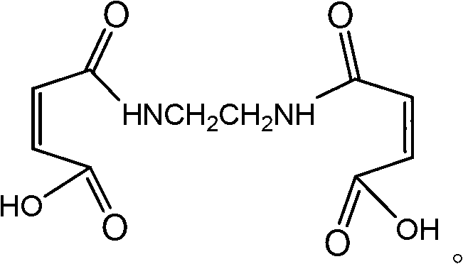 Ethylenedimaleamic acid and preparation method thereof