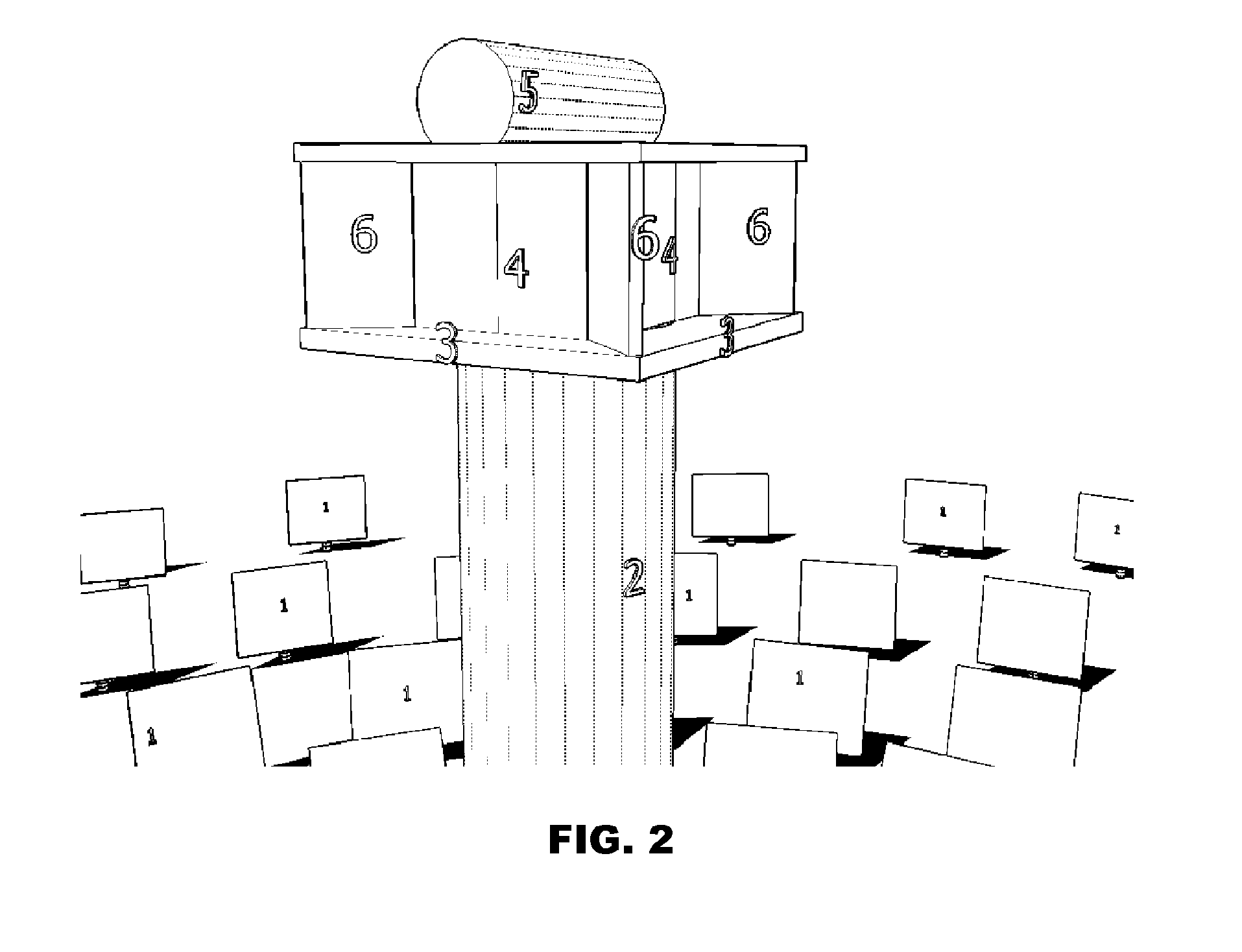 High-power tower receiver configuration