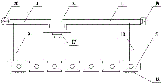 Mineral transportation, lifting and transfer device