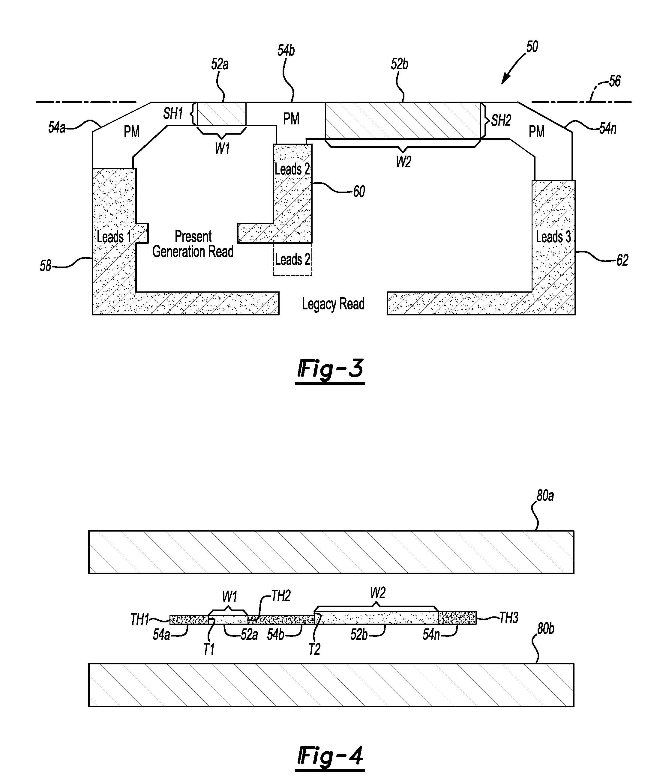 Hybrid trackwidth read element