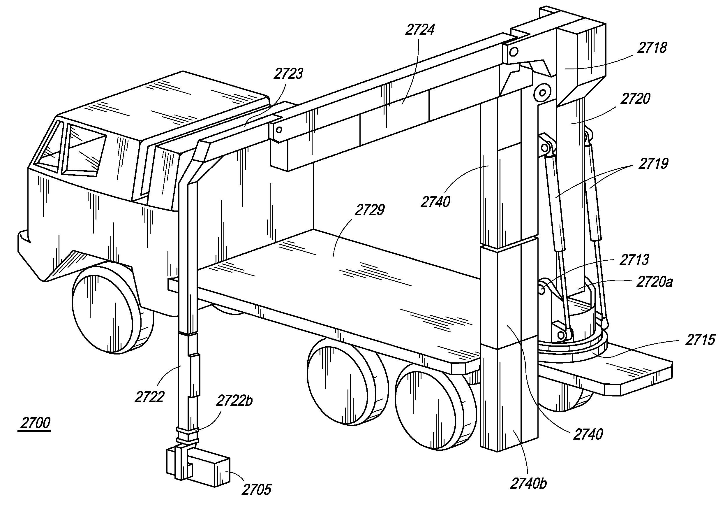 Rotatable boom cargo scanning system