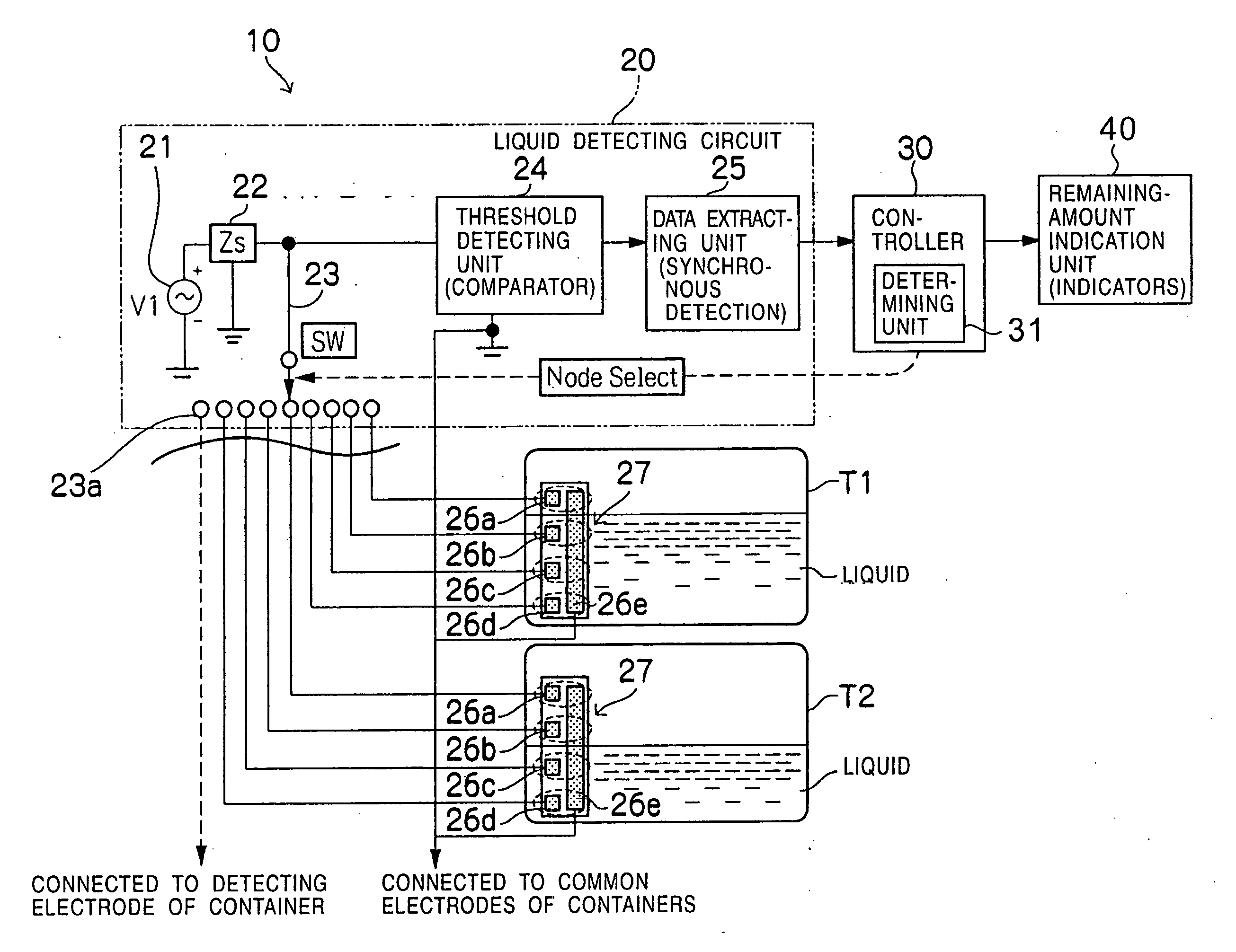 Liquid detecting apparatus, liquid-amount detecting apparatus, liquid detecting method, and liquid-amount detecting method