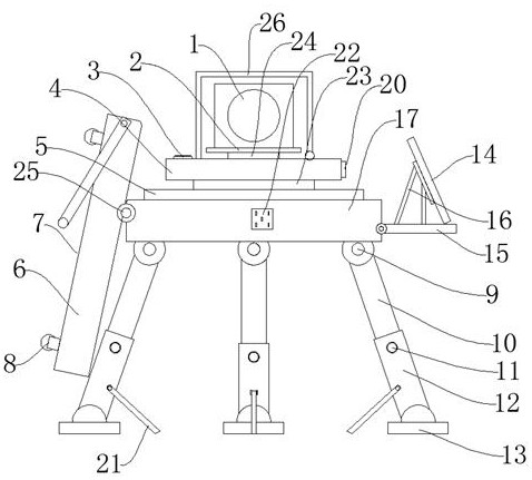 Distance measuring device for electromechanical engineering construction and use method thereof