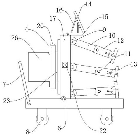 Distance measuring device for electromechanical engineering construction and use method thereof