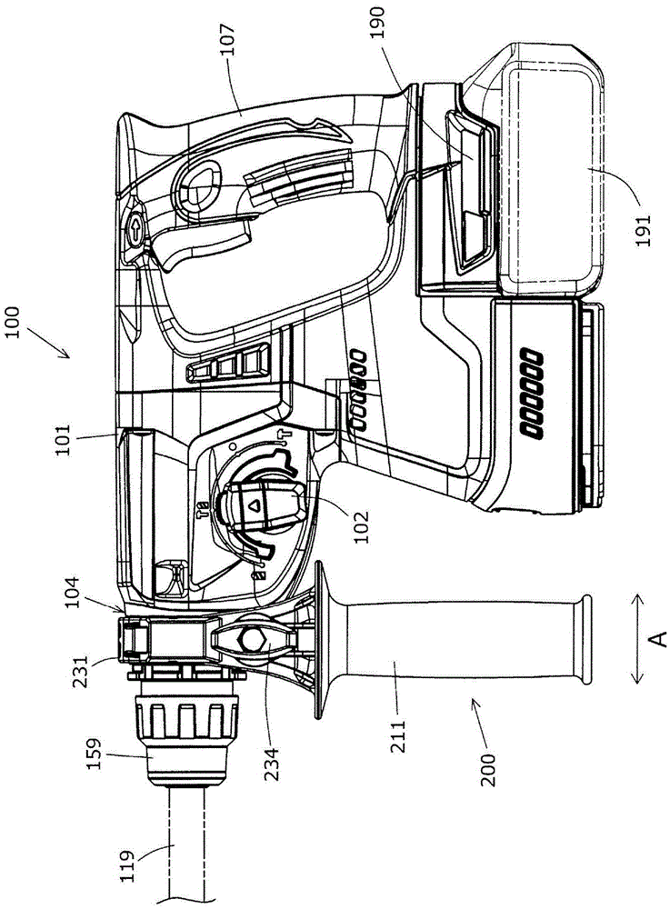 Auxiliary handles and reciprocating work tools with auxiliary handles