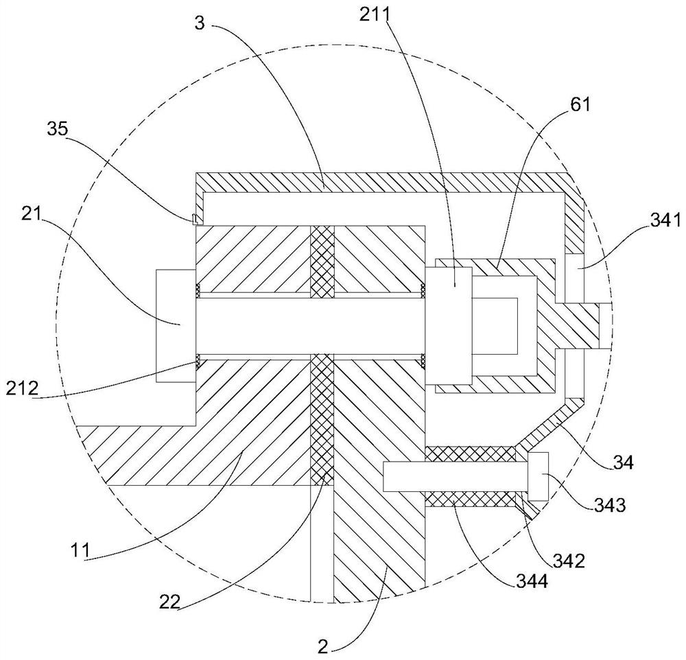 Glass fiber reinforced plastic pipeline flange opening connecting structure