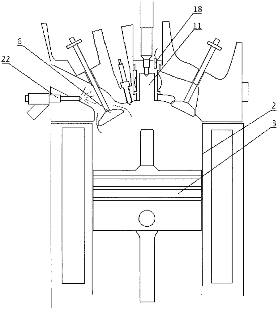 Fuel oil high-temperature vaporization oil supply system of fuel oil engine