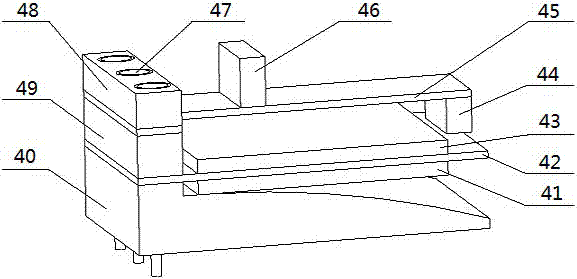 Stairs-based piezoelectric generating device