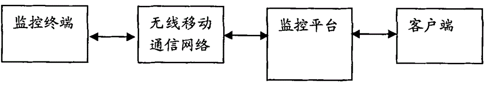 Mobile monitoring system and monitoring terminal thereof