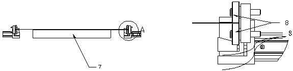 Automatic loading and unloading device for thin steel piece