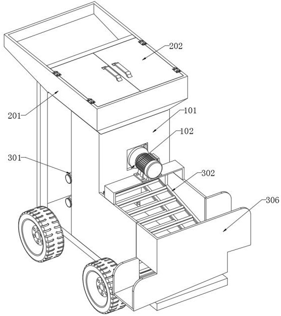 Mobile crushing and multi-screening equipment based on coal mining