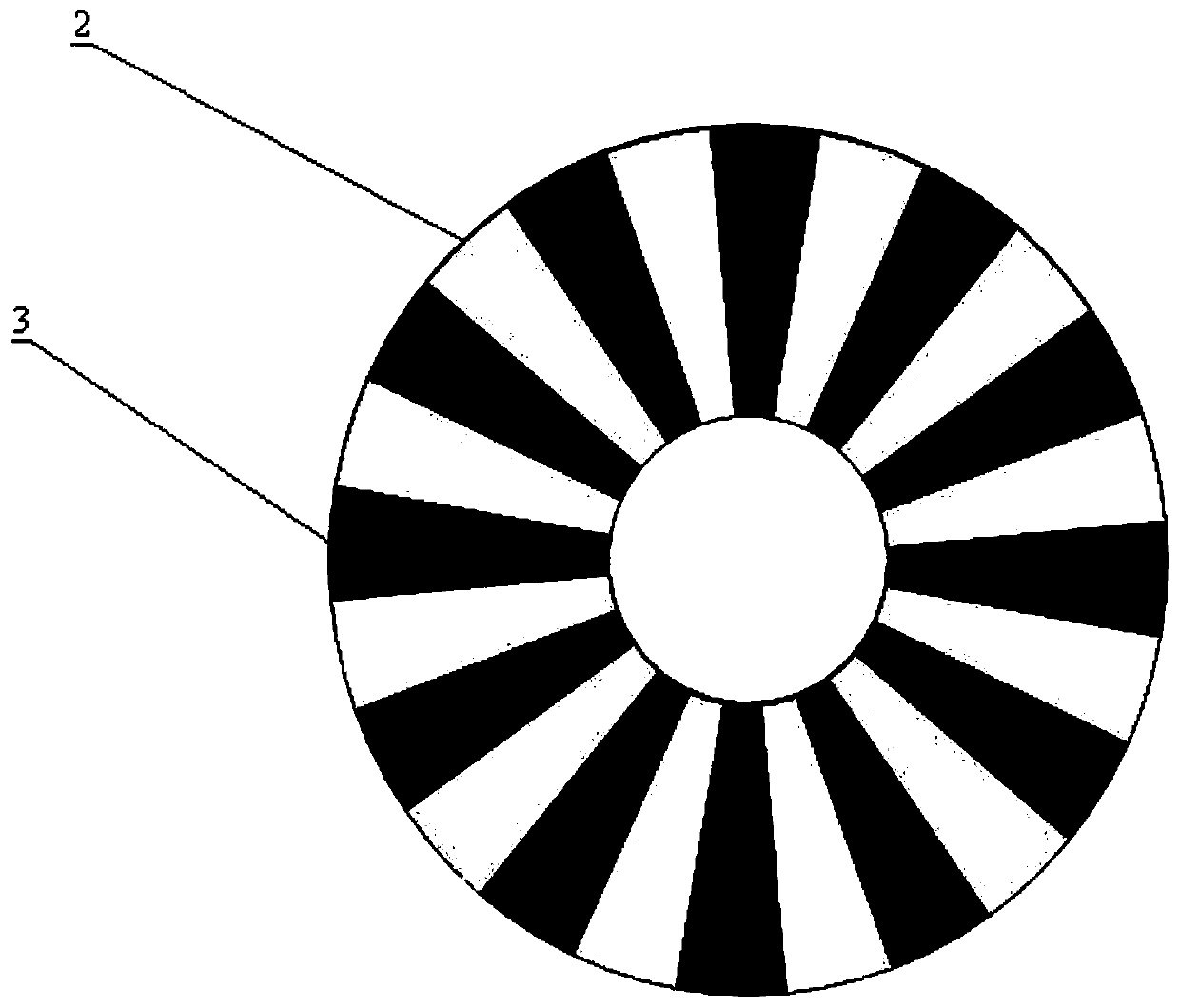 Transverse flux permanent magnet motor of axial magnetic field flux switching type