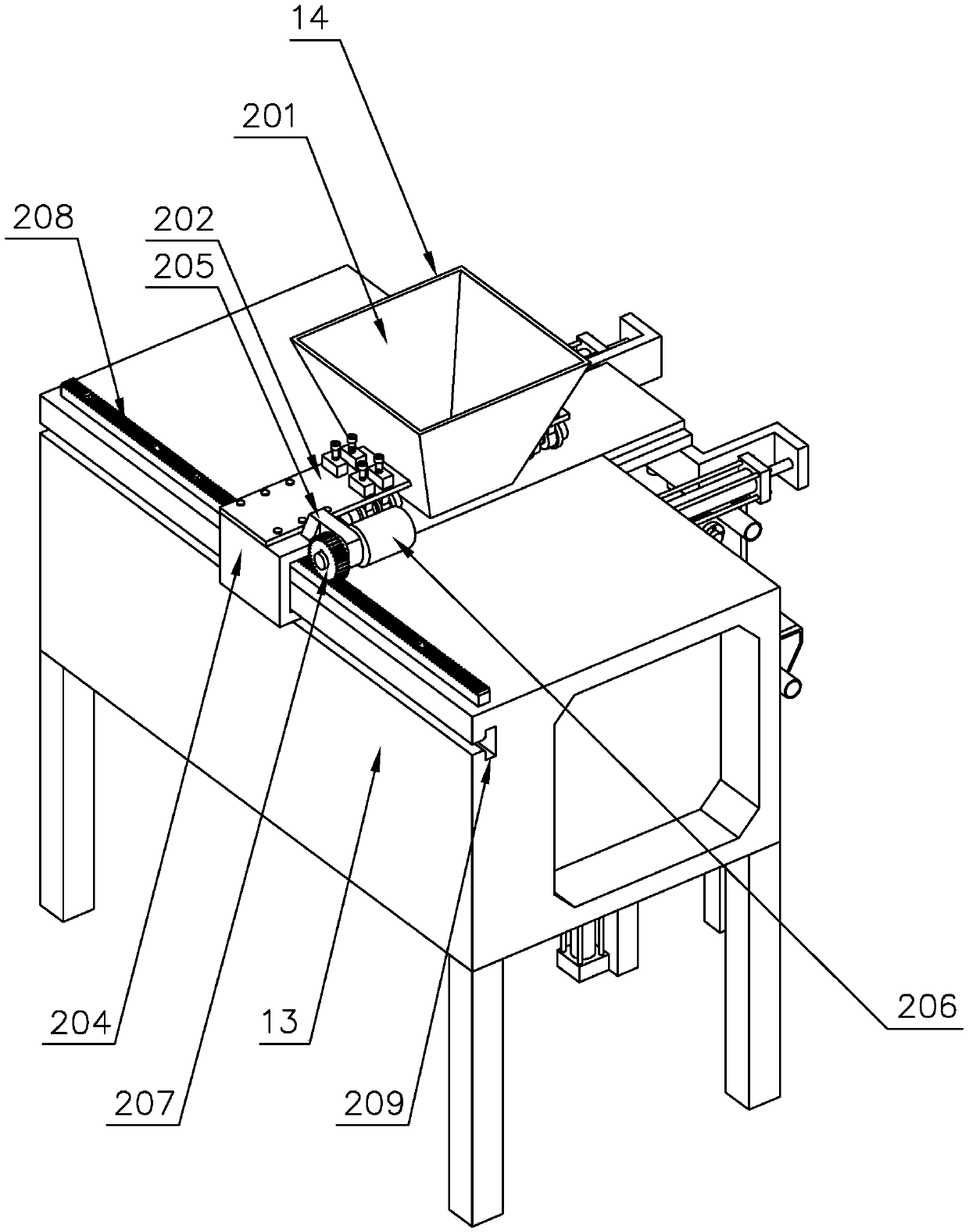 Filter press for sludge treatment