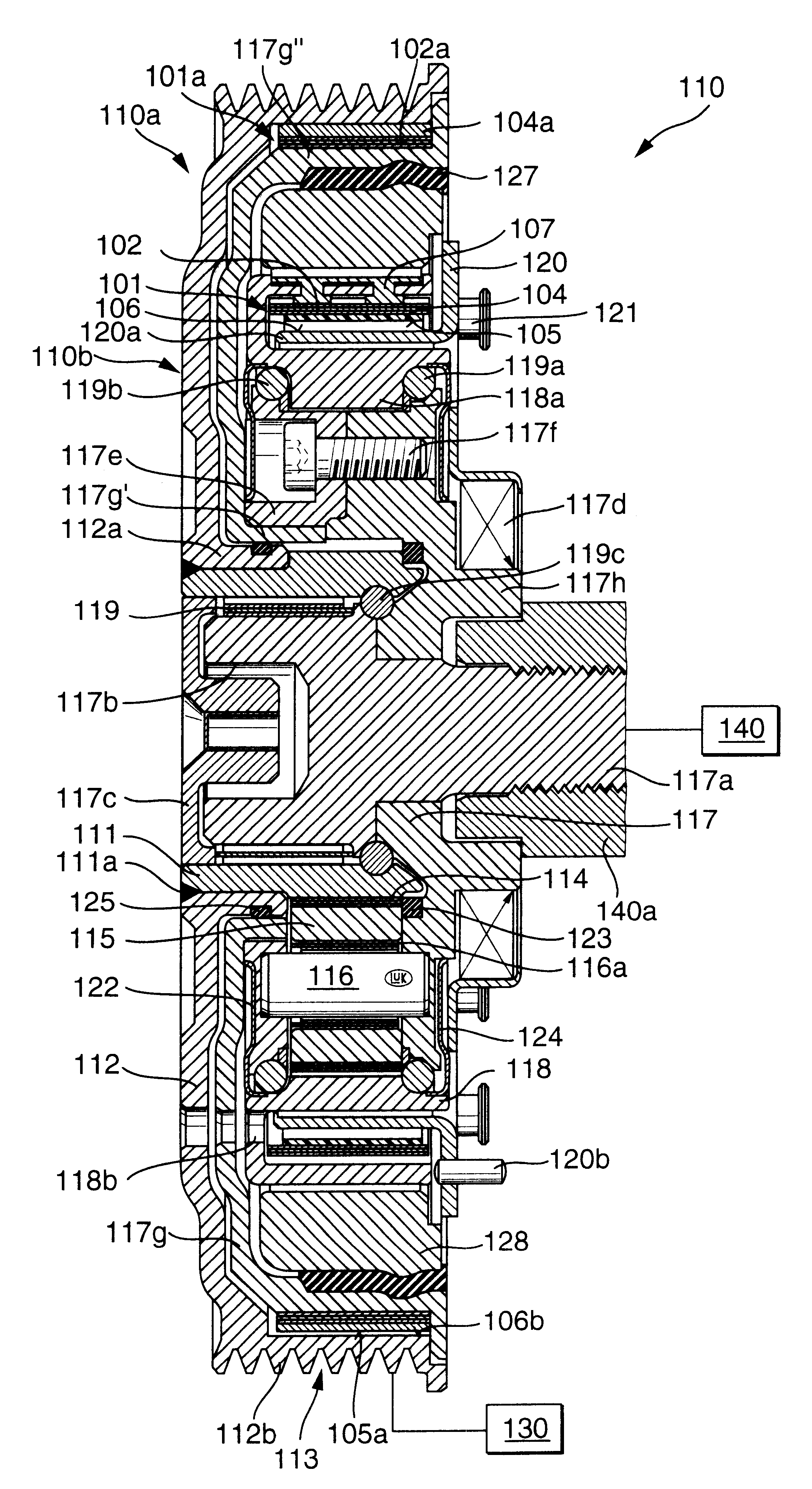 Transmission for use in the power trains of motor vehicles