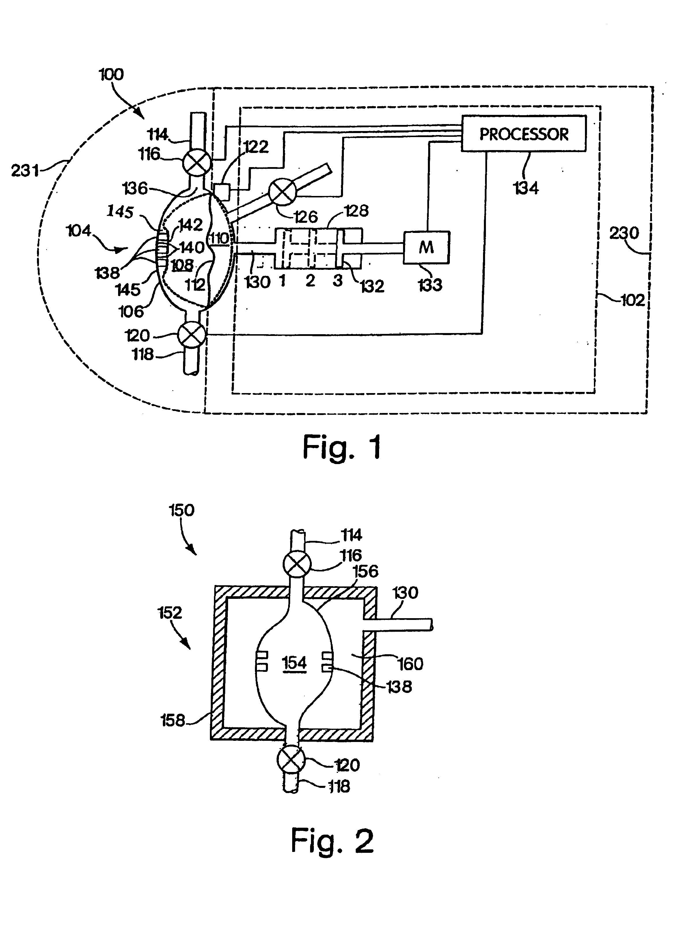 Pumping cartridge having an integrated filter and method for filtering a fluid with the cartridge