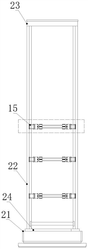 Antenna performance test stabilizing device