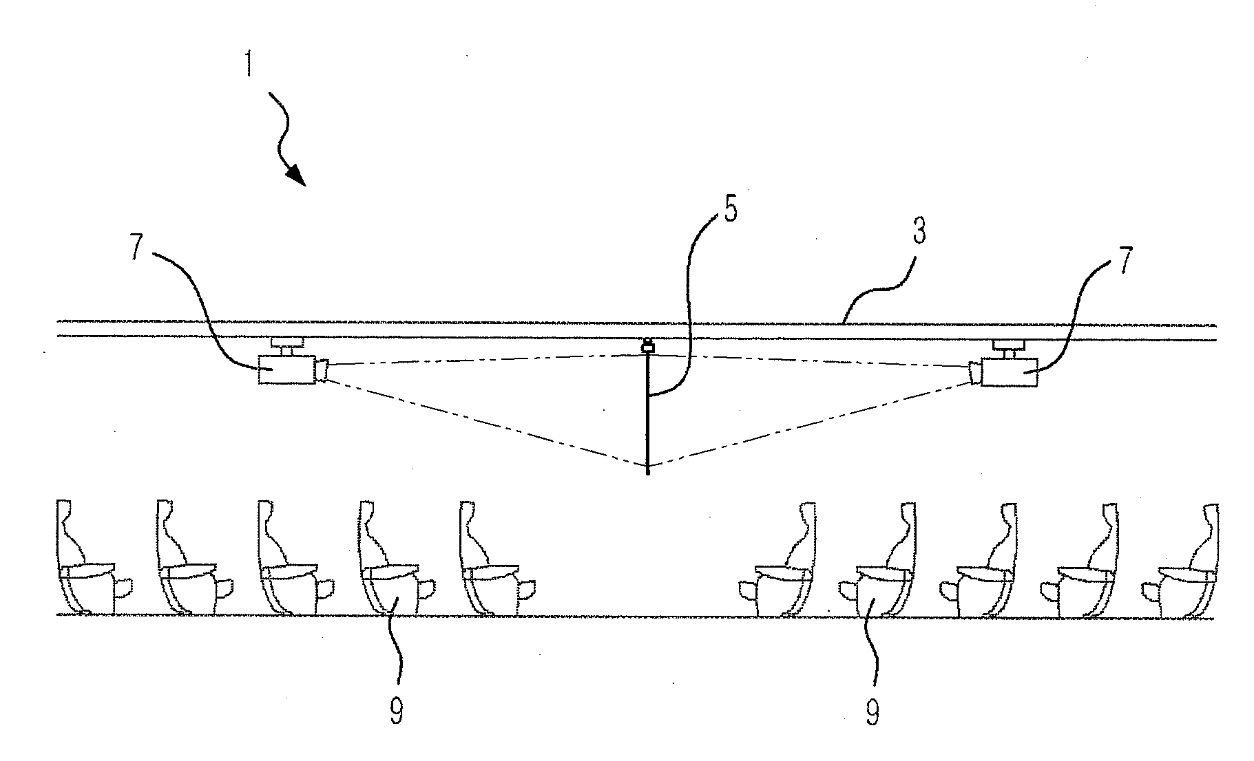 Projection apparatus for vehicle